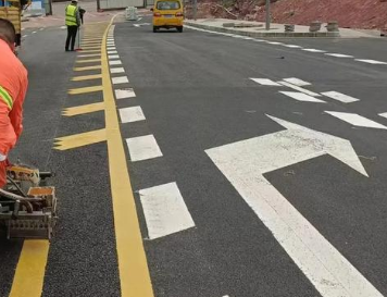 蘇州道路劃線施工，城市交通的無聲引導(dǎo)者